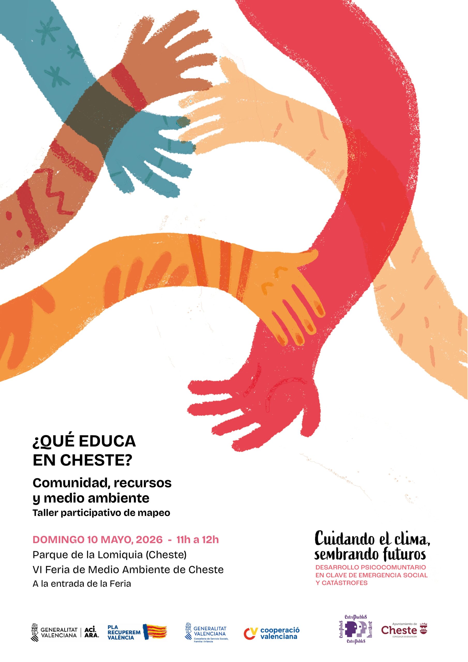 Cheste acoge una acción participativa para mapear los activos ecosociales y comunitarios de la comarca durante la Feria de Medio Ambiente