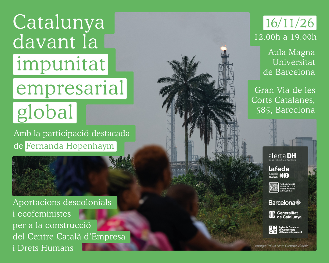 Jornada: Catalunya davant la impunitat empresarial global.